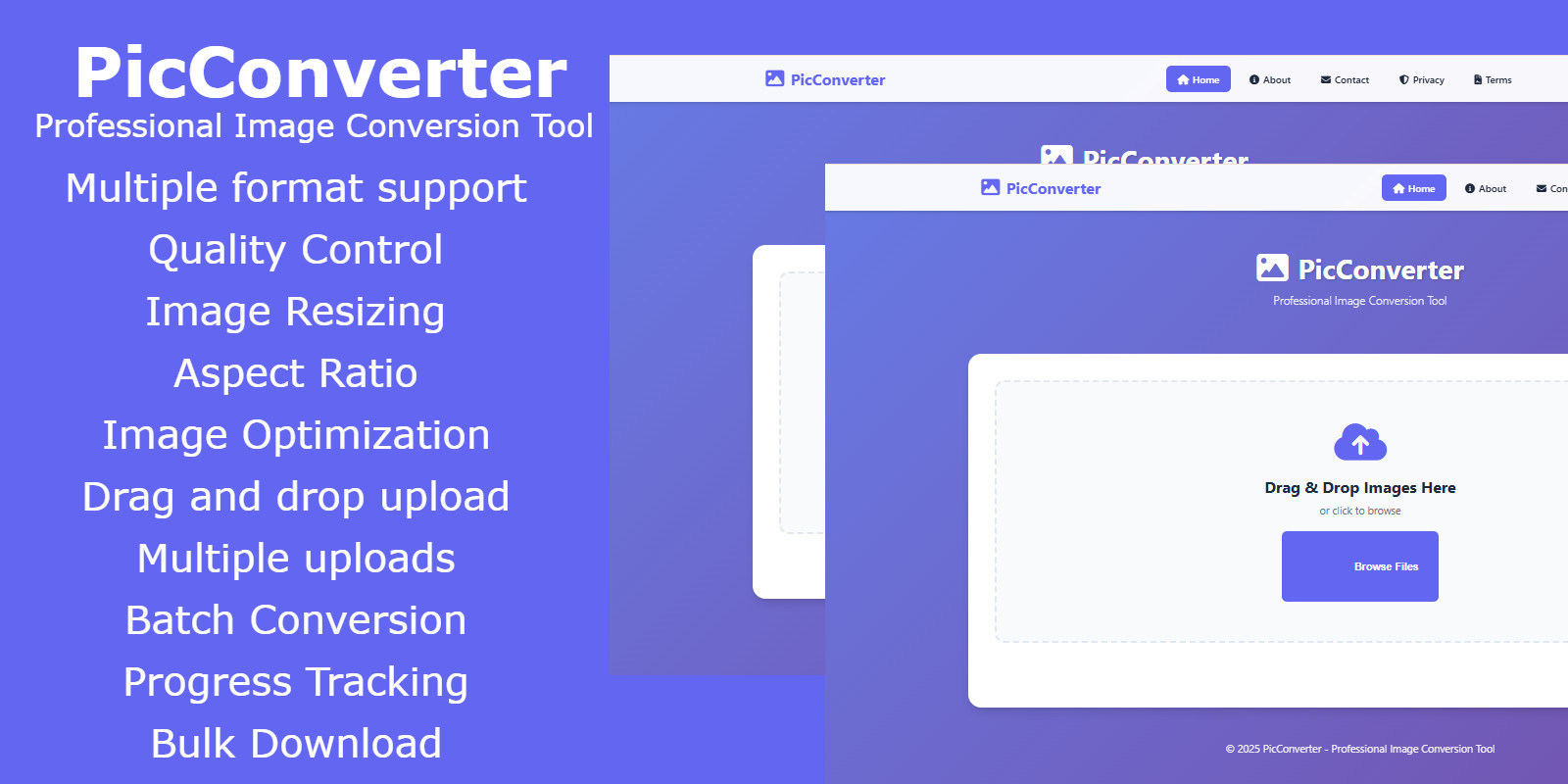 PicConverter - Professional Image Conversion Tool